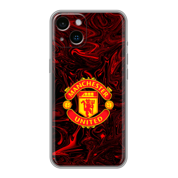 Силиконовый чехол на Iphone 14 с принтом Manchester United