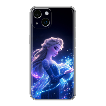 Силиконовый чехол на Iphone 14 с принтом Холодное сердце Frozen Силиконовый чехол на Iphone 14 с принтом Холодное сердце Frozen