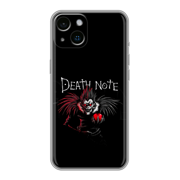 Силиконовый чехол на Iphone 14 с принтом Death note Тетрадь смерти Силиконовый чехол на Iphone 14 с принтом Death note Тетрадь смерти