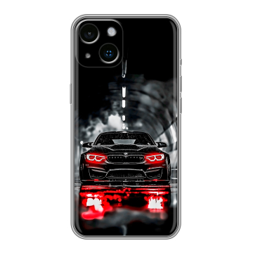 Силиконовый чехол на Iphone 14 с принтом BMW БМВ