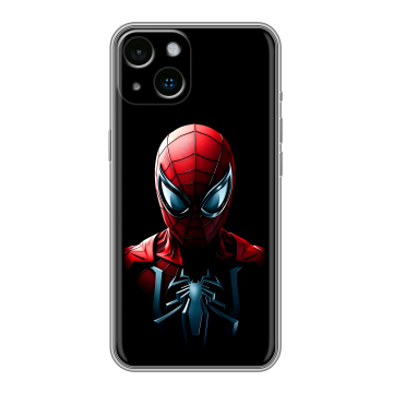 Силиконовый чехол на Iphone 14 с принтом Spiderman Человек паук