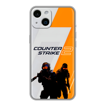 Силиконовый чехол на Iphone 14 с принтом Counter Strike Силиконовый чехол на Iphone 14 с принтом Counter Strike