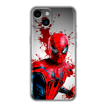 Силиконовый чехол на Iphone 14 с принтом Spiderman Человек паук Силиконовый чехол на Iphone 14 с принтом Spiderman Человек паук