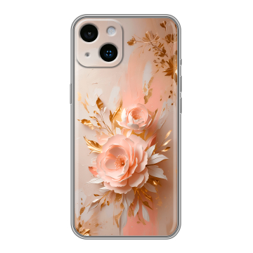 Силиконовый чехол на Iphone 14 с принтом женский