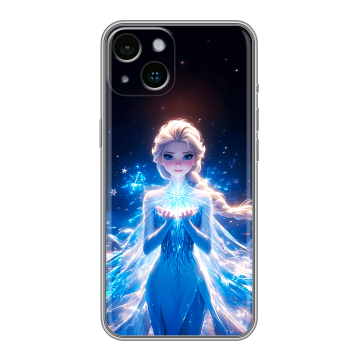 Силиконовый чехол на Iphone 14 с принтом Холодное сердце Frozen Силиконовый чехол на Iphone 14 с принтом Холодное сердце Frozen