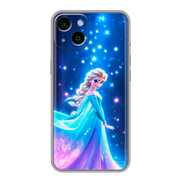 Силиконовый чехол на Iphone 14 с принтом Холодное сердце Frozen Силиконовый чехол на Iphone 14 с принтом Холодное сердце Frozen