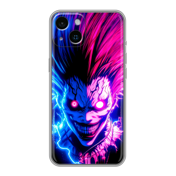 Силиконовый чехол на Iphone 14 с принтом Death note Тетрадь смерти