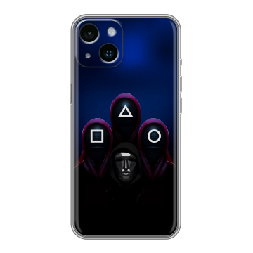 Силиконовый чехол на Iphone 14 с принтом Игра Кальмара