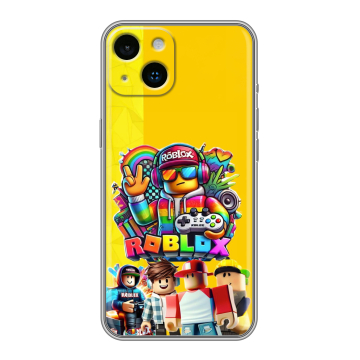 Силиконовый чехол на Iphone 14 с принтом Roblox Роблокс Силиконовый чехол на Iphone 14 с принтом Roblox Роблокс
