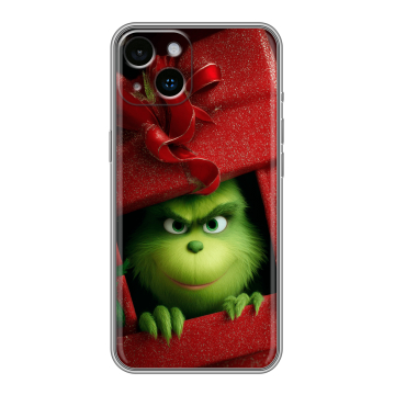 Силиконовый чехол на Iphone 14 с принтом Новый год