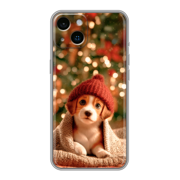 Силиконовый чехол на Iphone 14 с принтом Новый год