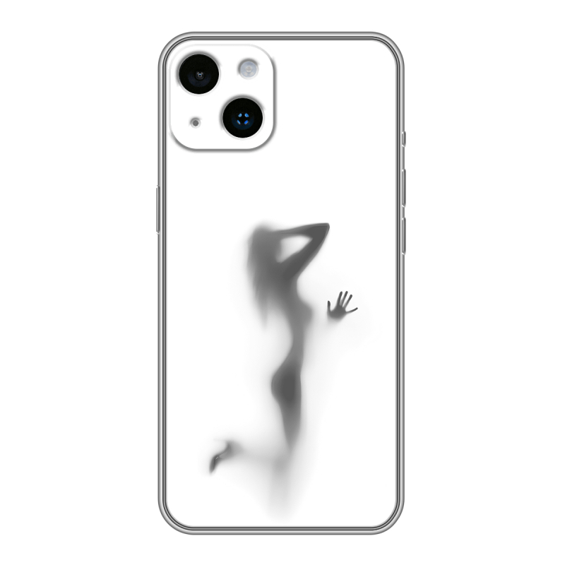 Силиконовый чехол на Iphone 14 с принтом Силуэт Силиконовый чехол на Iphone 14 с принтом Силуэт