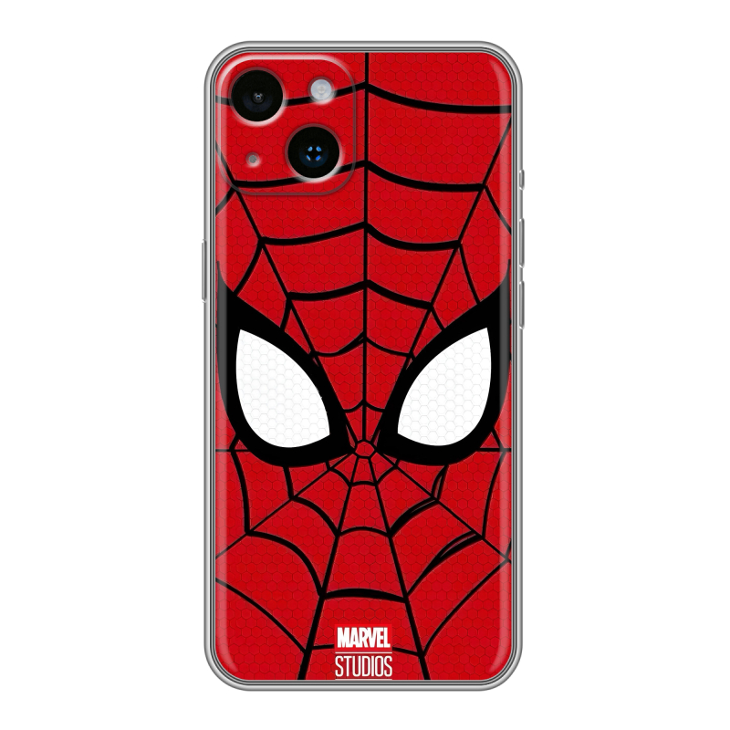 Силиконовый чехол на Iphone 14 с принтом человек паук spiderman Силиконовый чехол на Iphone 14 с принтом человек паук spiderman