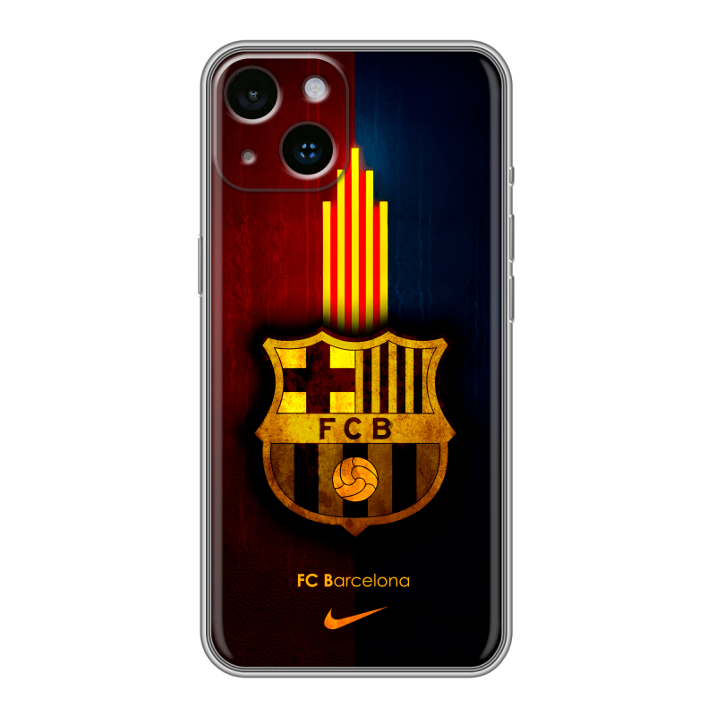Силиконовый чехол на Iphone 14 с принтом Барселона Barcelona Силиконовый чехол на Iphone 14 с принтом Барселона Barcelona
