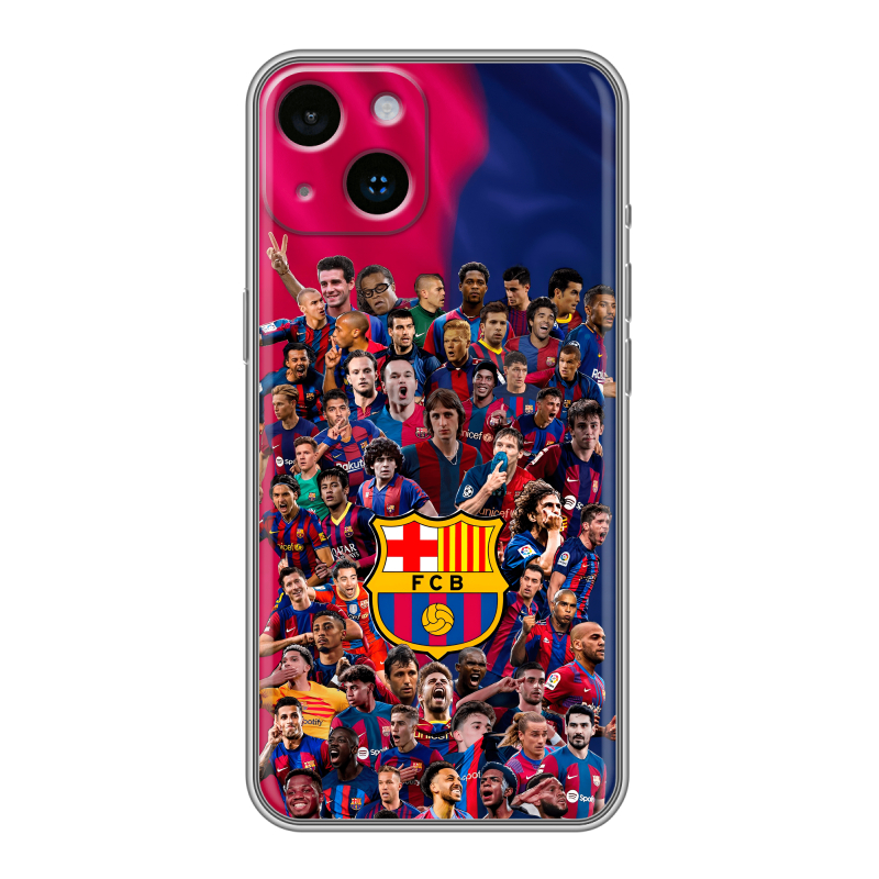 Силиконовый чехол на Iphone 14 с принтом Барселона Barcelona Силиконовый чехол на Iphone 14 с принтом Барселона Barcelona