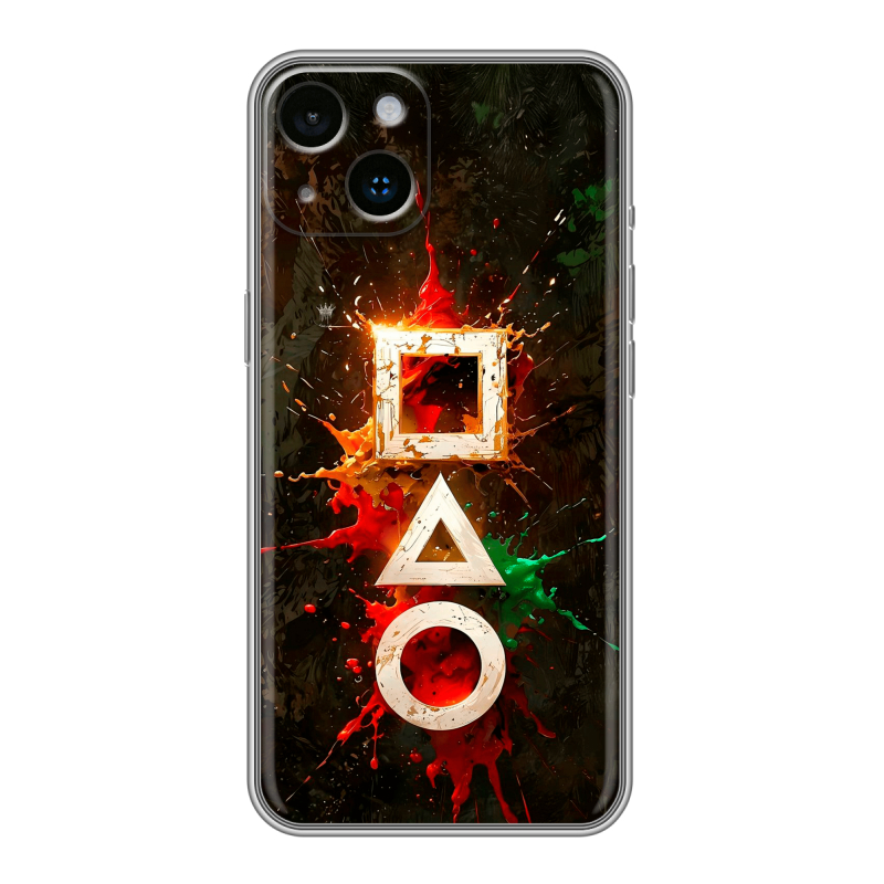 Силиконовый чехол на Iphone 14 с принтом Squid Game Игра кальмара Силиконовый чехол на Iphone 14 с принтом Squid Game Игра кальмара