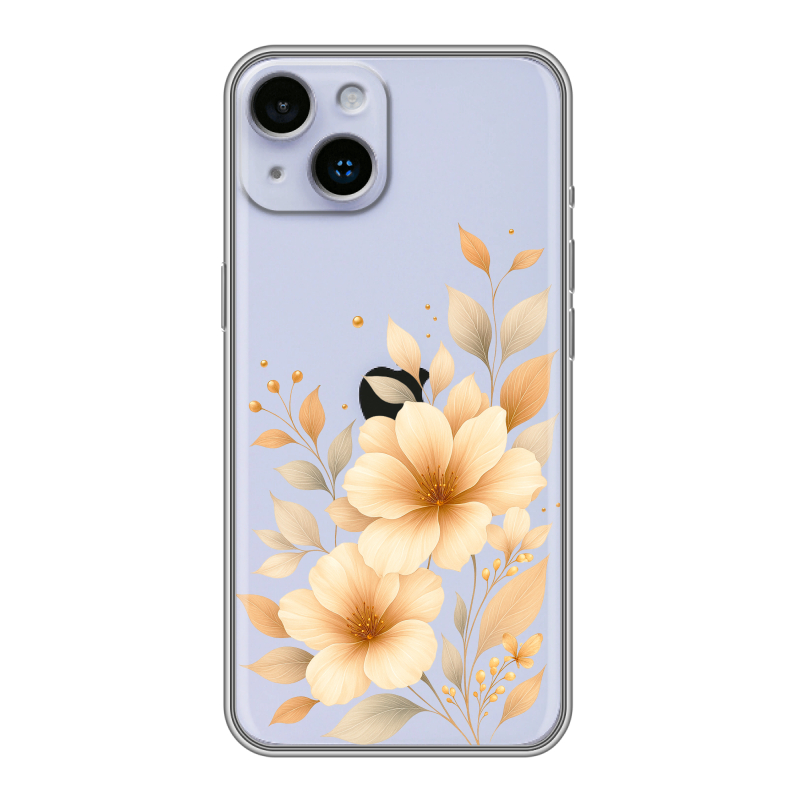 Силиконовый чехол на Iphone 14 с принтом для девушки Силиконовый чехол на Iphone 14 с принтом для девушки