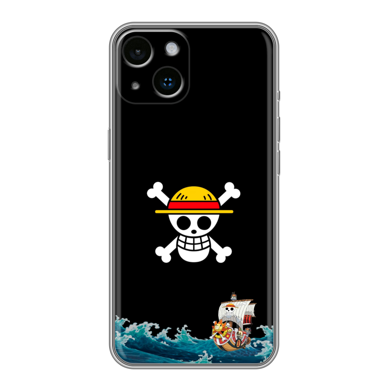Силиконовый чехол на Iphone 14 с принтом One Piece Ван Пис Силиконовый чехол на Iphone 14 с принтом One Piece Ван Пис