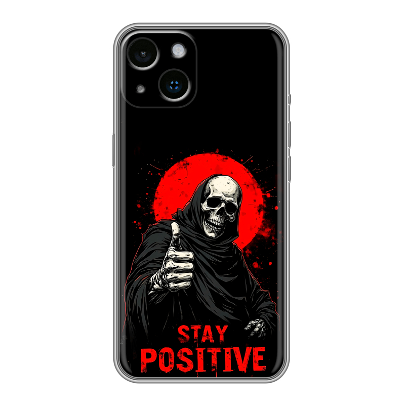 Силиконовый чехол на Iphone 14 с принтом смешной скелет Силиконовый чехол на Iphone 14 с принтом смешной скелет