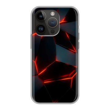 Силиконовый чехол на Iphone 14 Pro с принтом Яркие абстракции