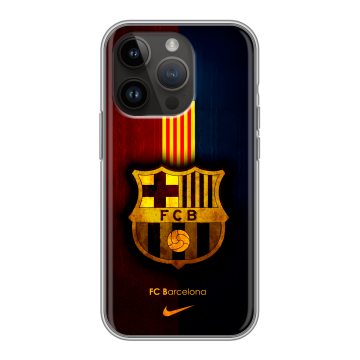 Силиконовый чехол на Iphone 14 Pro с принтом Барселона Barcelona