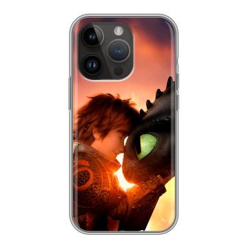 Силиконовый чехол на Iphone 14 Pro с принтом Как приручить дракона Силиконовый чехол на Iphone 14 Pro с принтом Как приручить дракона