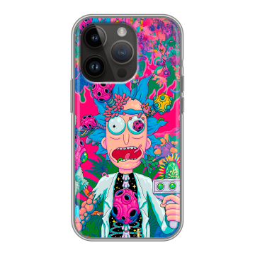 Силиконовый чехол на Iphone 14 Pro с принтом Рик и Морти Rick Morty Силиконовый чехол на Iphone 14 Pro с принтом Рик и Морти Rick Morty