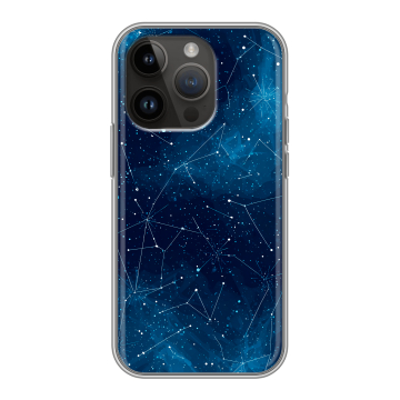 Силиконовый чехол на Iphone 14 Pro с принтом Космос звезды