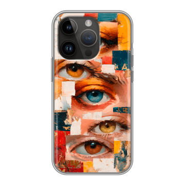 Силиконовый чехол на Iphone 14 Pro с принтом Модный принт
