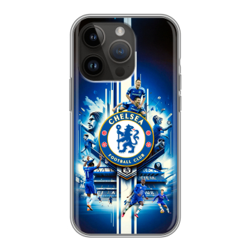 Силиконовый чехол на Iphone 14 Pro с принтом Chelsea Челси