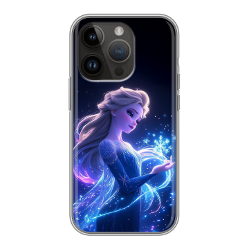Силиконовый чехол на Iphone 14 Pro с принтом Холодное сердце Frozen Силиконовый чехол на Iphone 14 Pro с принтом Холодное сердце Frozen