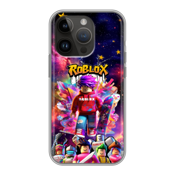 Силиконовый чехол на Iphone 14 Pro с принтом Roblox Роблокс Силиконовый чехол на Iphone 14 Pro с принтом Roblox Роблокс