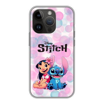 Силиконовый чехол на Iphone 14 Pro с принтом Лило и Стич Силиконовый чехол на Iphone 14 Pro с принтом Лило и Стич