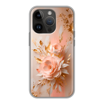 Силиконовый чехол на Iphone 14 Pro с принтом женский