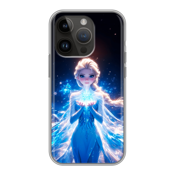 Силиконовый чехол на Iphone 14 Pro с принтом Холодное сердце Frozen Силиконовый чехол на Iphone 14 Pro с принтом Холодное сердце Frozen