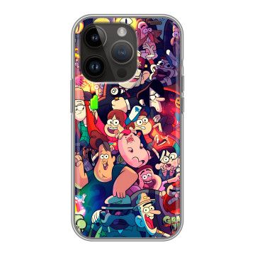 Силиконовый чехол на Iphone 14 Pro с принтом Gravity Falls Гравити Фолз Силиконовый чехол на Iphone 14 Pro с принтом Gravity Falls Гравити Фолз