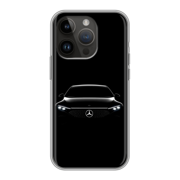 Силиконовый чехол на Iphone 14 Pro с принтом Mercedes Мерседес Силиконовый чехол на Iphone 14 Pro с принтом Mercedes Мерседес