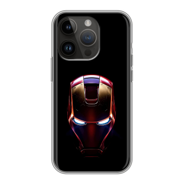 Силиконовый чехол на Iphone 14 Pro с принтом IronMan Железный человек Силиконовый чехол на Iphone 14 Pro с принтом IronMan Железный человек