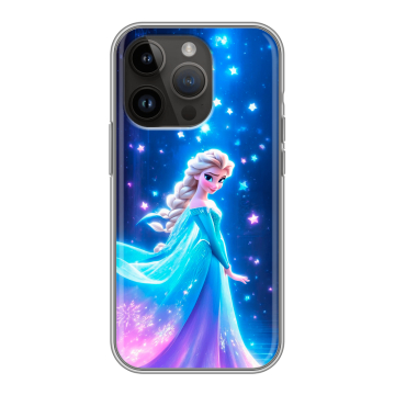 Силиконовый чехол на Iphone 14 Pro с принтом Холодное сердце Frozen Силиконовый чехол на Iphone 14 Pro с принтом Холодное сердце Frozen