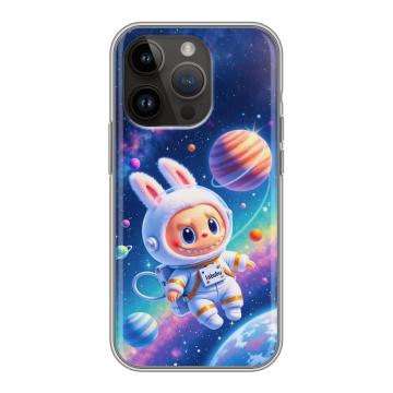Силиконовый чехол на Iphone 14 Pro с принтом Labubu Лабубу Силиконовый чехол на Iphone 14 Pro с принтом Labubu Лабубу