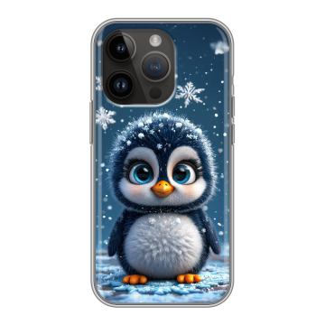 Силиконовый чехол на Iphone 14 Pro с принтом Новый год