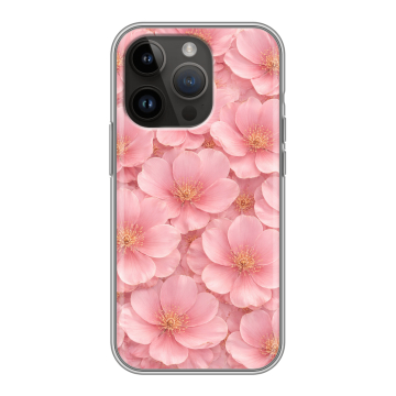 Силиконовый чехол на Iphone 14 Pro с принтом женский