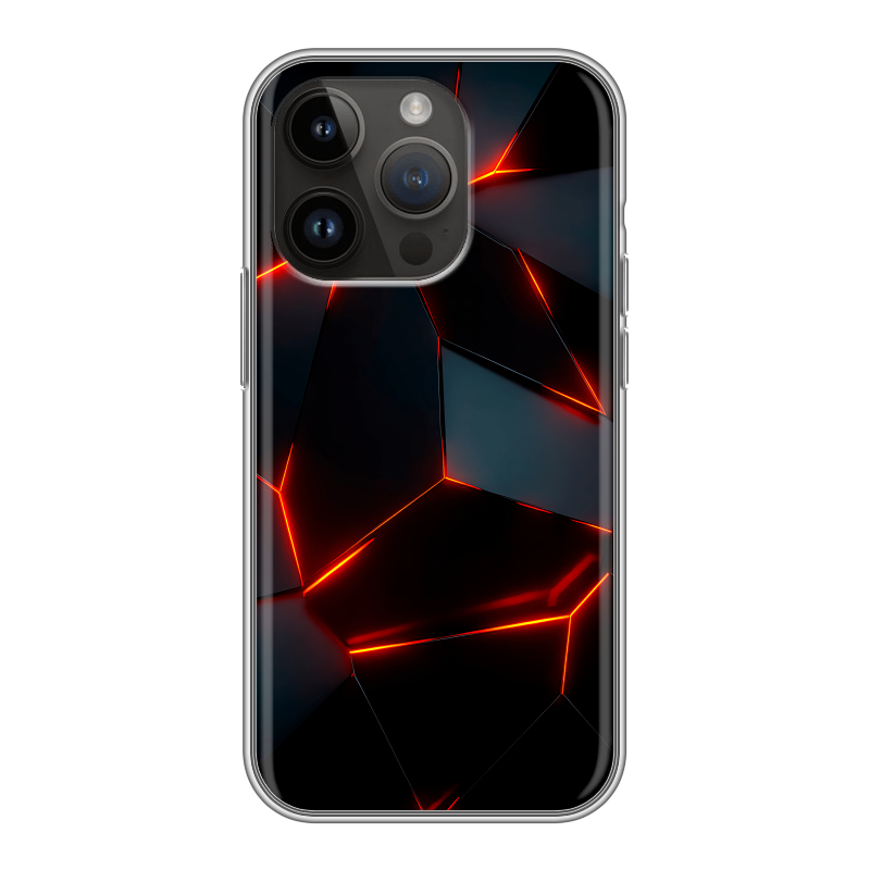 Силиконовый чехол на Iphone 14 Pro с принтом Яркие абстракции Силиконовый чехол на Iphone 14 Pro с принтом Яркие абстракции