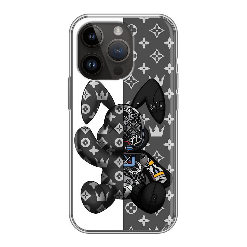 Силиконовый чехол на Iphone 14 Pro с принтом Луи робот Силиконовый чехол на Iphone 14 Pro с принтом Луи робот