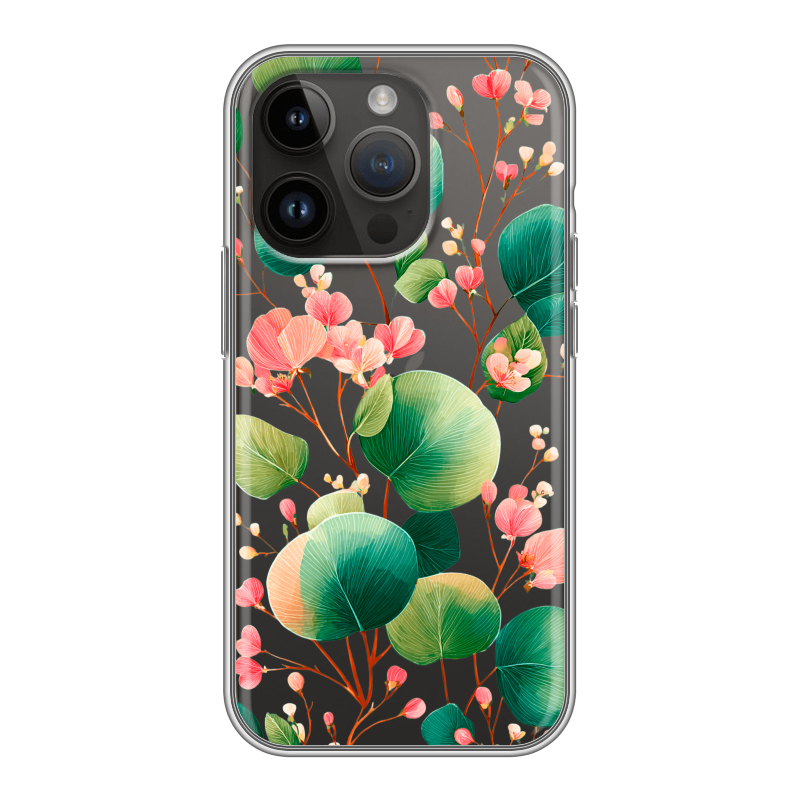 Силиконовый чехол на Iphone 14 Pro с принтом женский Силиконовый чехол на Iphone 14 Pro с принтом женский