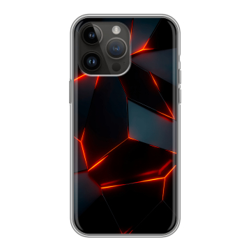 Силиконовый чехол на Iphone 14 Pro Max с принтом Яркие абстракции