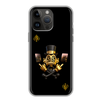 Силиконовый чехол на Iphone 14 Pro Max с принтом Золотой скрудж макдак