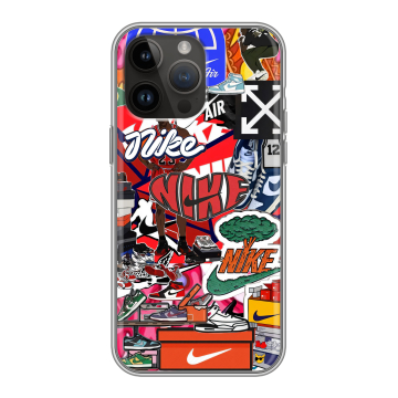 Силиконовый чехол на Iphone 14 Pro Max с принтом Найк Nike яркий Силиконовый чехол на Iphone 14 Pro Max с принтом Найк Nike яркий