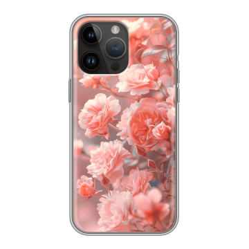 Силиконовый чехол на Iphone 14 Pro Max с принтом Розы цветы Силиконовый чехол на Iphone 14 Pro Max с принтом Розы цветы