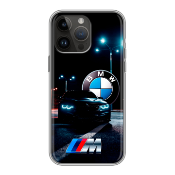 Силиконовый чехол на Iphone 14 Pro Max с принтом БМВ BMW Силиконовый чехол на Iphone 14 Pro Max с принтом БМВ BMW